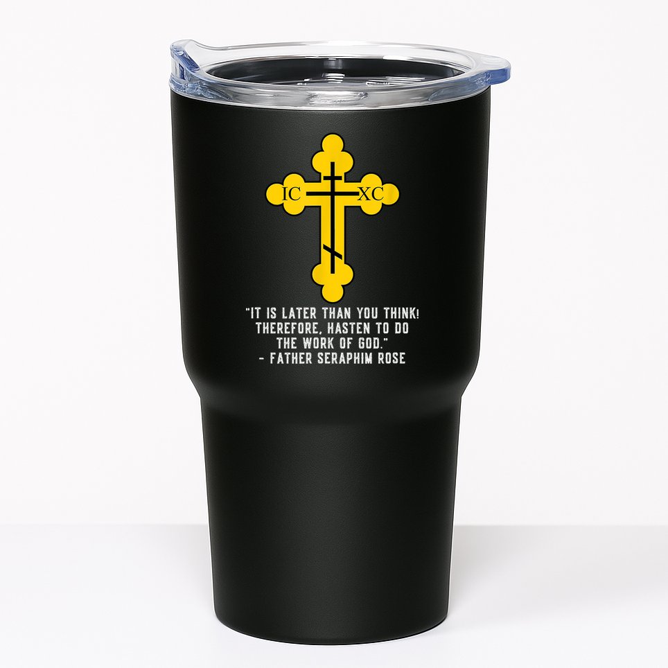Orthodox Christian Seraphim Rose Tumbler