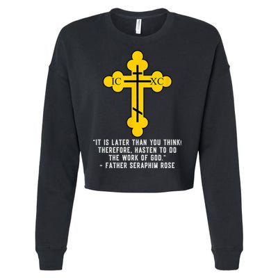Orthodox Christian Seraphim Rose Cropped Pullover Crew