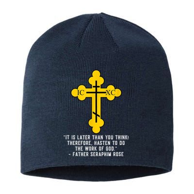 Orthodox Christian Seraphim Rose Sustainable Beanie