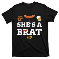 Oktoberfest Couples SheS A Brat T-Shirt