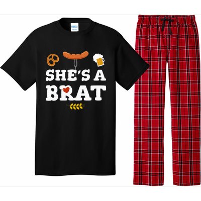 Oktoberfest Couples SheS A Brat Pajama Set