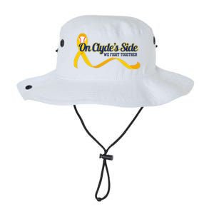 On ClydeS Side Baseball We Fight Together Cancer Awareness Legacy Cool Fit Booney Bucket Hat