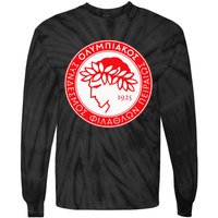 Olympiacos Club Supporter Fan Greece Greek Tie-Dye Long Sleeve Shirt