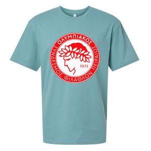 Olympiacos Club Supporter Fan Greece Greek Sueded Cloud Jersey T-Shirt