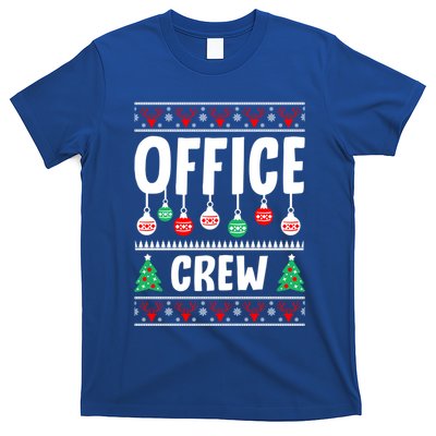 Office Crew School Admin Team Front Lady Squad Xmas Lover Gift T-Shirt