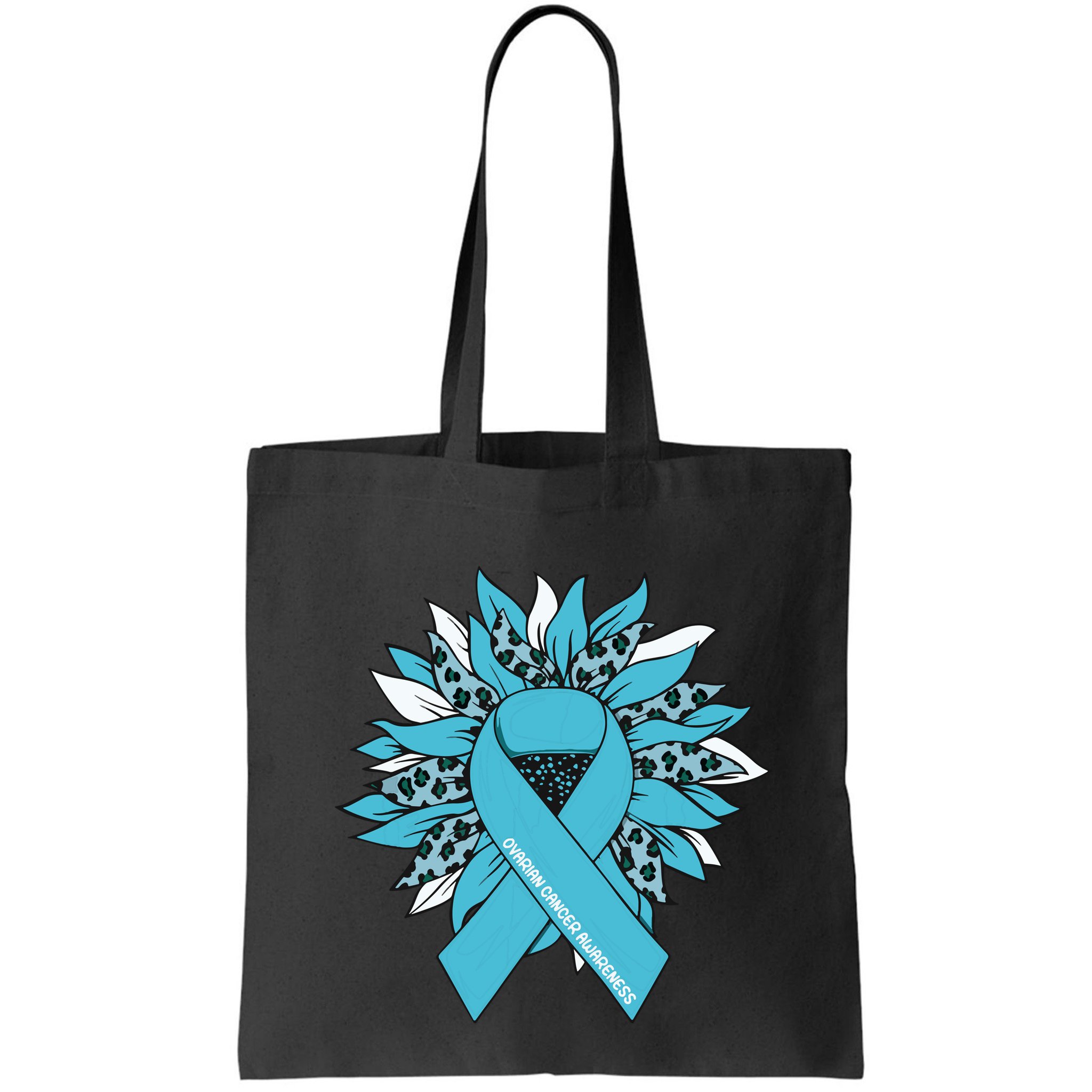 Ovarian Cancer Shirts Sunflower Ovarian Cancer Awareness Bag