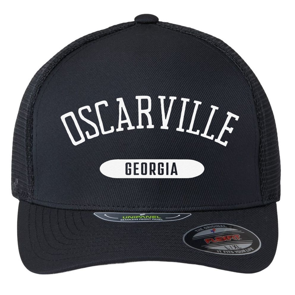 Oscarville Classic Style Oscarville Georgia GA Flexfit Unipanel Trucker Cap
