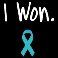 Ovarian Cancer Survivor I Won Ovarian Cancer Awareness Cooling Performance Crew T-Shirt