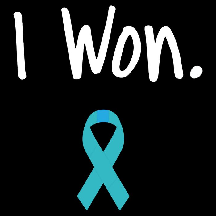 Ovarian Cancer Survivor I Won Ovarian Cancer Awareness Cooling Performance Crew T-Shirt