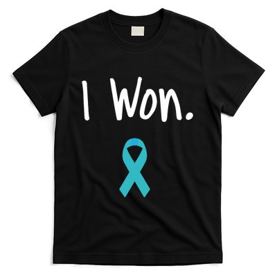 Ovarian Cancer Survivor I Won Ovarian Cancer Awareness T-Shirt