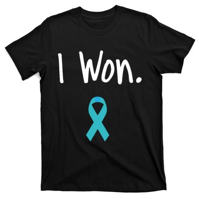 Ovarian Cancer Survivor I Won Ovarian Cancer Awareness T-Shirt