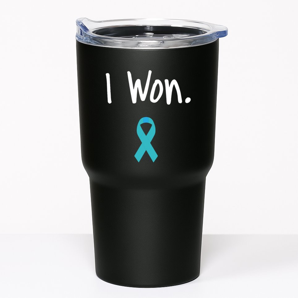 Ovarian Cancer Survivor I Won Ovarian Cancer Awareness Tumbler