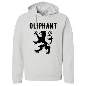 Oliphant Clan Scottish Family Name Scotland Heraldry Performance Fleece Hoodie