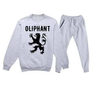 Oliphant Clan Scottish Family Name Scotland Heraldry Premium Crewneck Sweatsuit Set