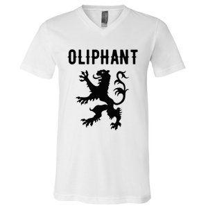 Oliphant Clan Scottish Family Name Scotland Heraldry V-Neck T-Shirt