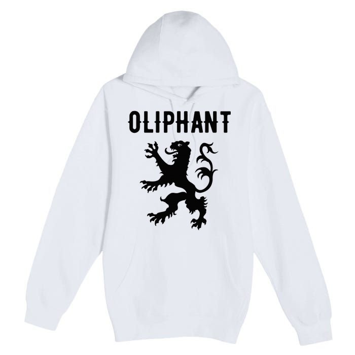 Oliphant Clan Scottish Family Name Scotland Heraldry Premium Pullover Hoodie