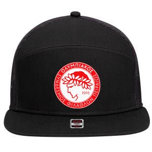 Olympiacos Club Supporter Fan Greece Greek 7 Panel Mesh Trucker Snapback Hat