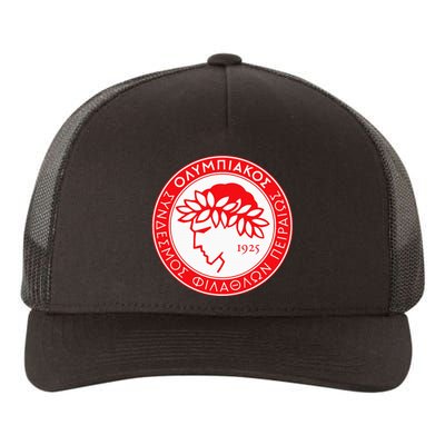 Olympiacos Club Supporter Fan Greece Greek Yupoong Adult 5-Panel Trucker Hat