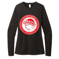 Olympiacos Club Supporter Fan Greece Greek Womens CVC Long Sleeve Shirt