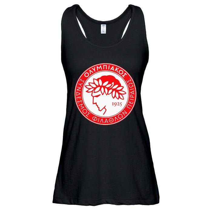 Olympiacos Club Supporter Fan Greece Greek Ladies Essential Flowy Tank