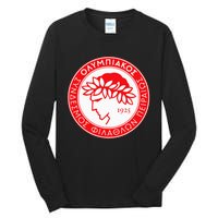 Olympiacos Club Supporter Fan Greece Greek Tall Long Sleeve T-Shirt