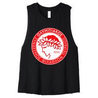 Olympiacos Club Supporter Fan Greece Greek Women's Racerback Cropped Tank