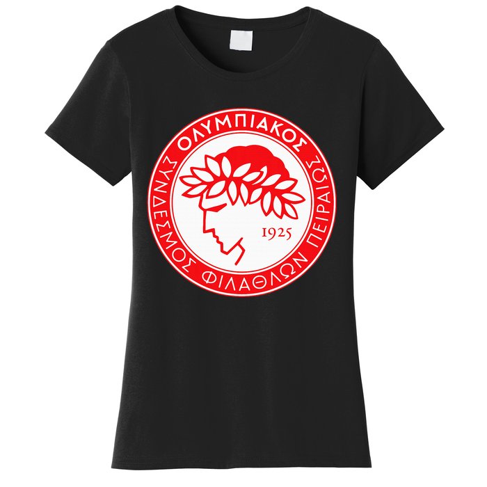 Olympiacos Club Supporter Fan Greece Greek Women's T-Shirt