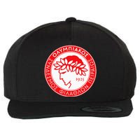 Olympiacos Club Supporter Fan Greece Greek Wool Snapback Cap