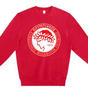 Olympiacos Club Supporter Fan Greece Greek Premium Crewneck Sweatshirt