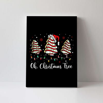 Oh Christmas Tree Cakes Debbie Becky Jen Cake Lovers Xmas Gift Canvas