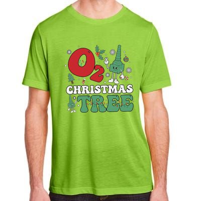 Oh Christmas Tree Xmas Lights Rt Respiratory Therapist Adult ChromaSoft Performance T-Shirt