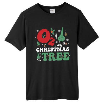 Oh Christmas Tree Xmas Lights Rt Respiratory Therapist Tall Fusion ChromaSoft Performance T-Shirt