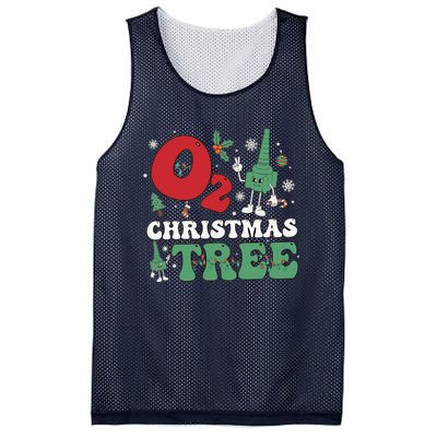 Oh Christmas Tree Xmas Lights Rt Respiratory Therapist Mesh Reversible Basketball Jersey Tank