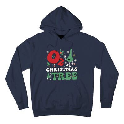 Oh Christmas Tree Xmas Lights Rt Respiratory Therapist Tall Hoodie