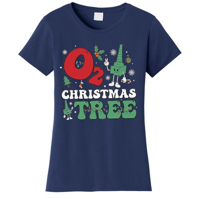 Oh Christmas Tree Xmas Lights Rt Respiratory Therapist Women's T-Shirt