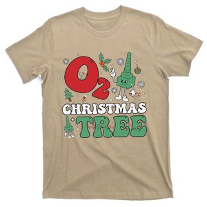 Oh Christmas Tree Xmas Lights Rt Respiratory Therapist T-Shirt