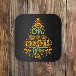 Oh Christmas Tree Cakes Debbie Funny Christmas Coaster