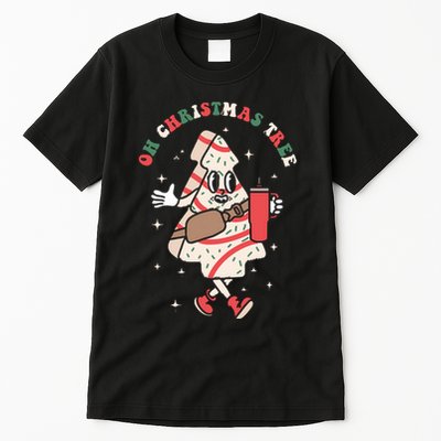 Oh Christmas Tree Cakes Debbie Funny Christmas Tall T-Shirt