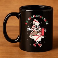 Oh Christmas Tree Cakes Debbie Funny Christmas 11oz C Handle Ceramic Mug