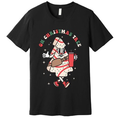 Oh Christmas Tree Cakes Debbie Funny Christmas Premium T-Shirt