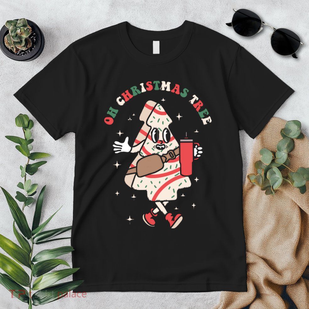 Oh Christmas Tree Cakes Debbie Funny Christmas Premium T-Shirt