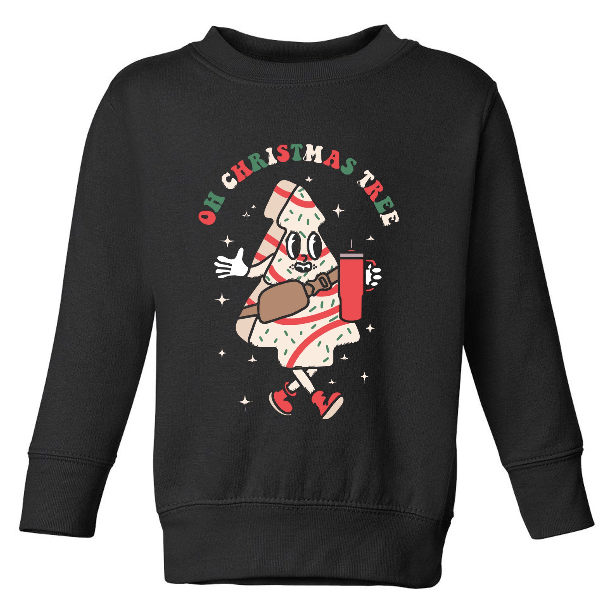 Oh Christmas Tree Cakes Debbie Funny Christmas Toddler Sweatshirt