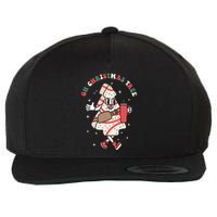 Oh Christmas Tree Cakes Debbie Funny Christmas Wool Snapback Cap