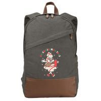 Oh Christmas Tree Cakes Debbie Funny Christmas Cotton Canvas Backpack
