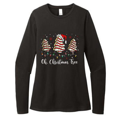 Oh Christmas Tree Cakes Debbie Becky Jen Cake Lovers Xmas Womens CVC Long Sleeve Shirt