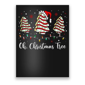 Oh Christmas Tree Cakes Debbie Becky Jen Cake Lovers Xmas Poster