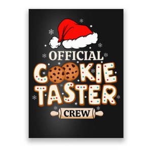 Official Cookie Taster Crew, Funny Christmas Baking Team Poster