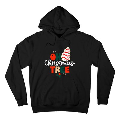 Oh Christmas Tree Cakes Debbie Funny Christmas Snack Cake Hoodie