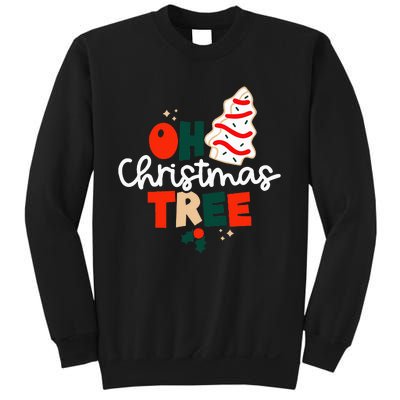 Oh Christmas Tree Cakes Debbie Funny Christmas Snack Cake Sweatshirt