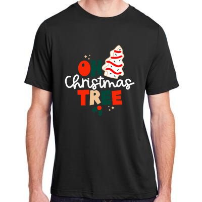 Oh Christmas Tree Cakes Debbie Funny Christmas Snack Cake Adult ChromaSoft Performance T-Shirt